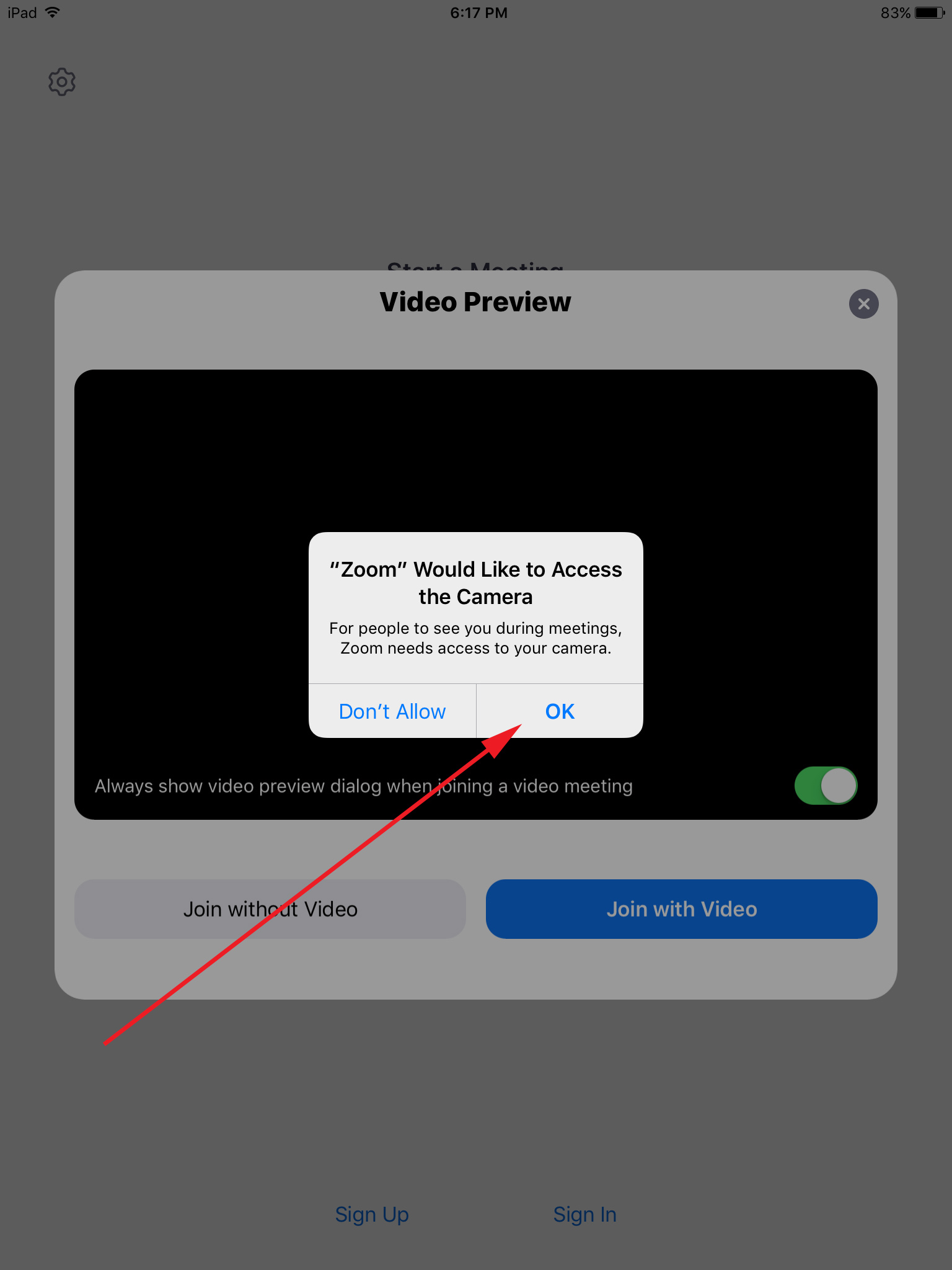 how to join zoom meeting on ipad